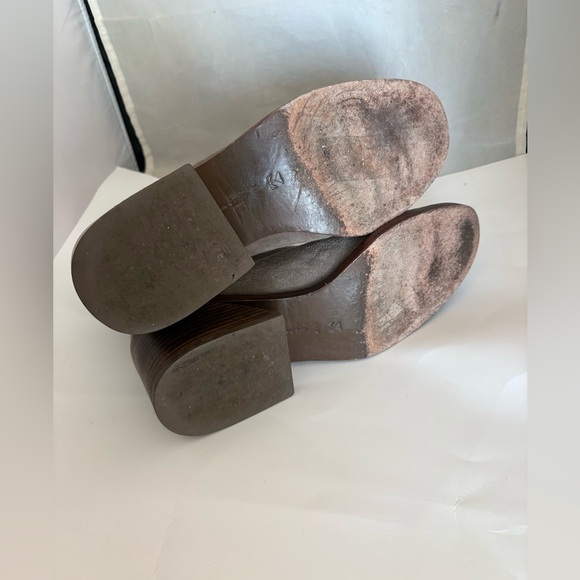 Mercedes Castillo Gray suede Leather Ankle Boots EU37 US7 - Picture 6 of 8